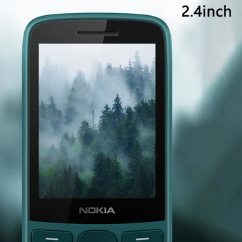 Yeni Orijinal Nokia 215 4G Dilde 2.4 inç Çift SIM Kartları Bluetooth FM Radyo 1150 mAh Özelliği Cep Telefonu