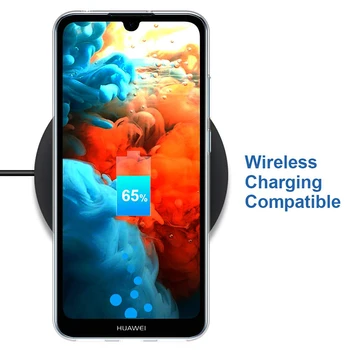 Şeffaf Cep Telefonu Kılıfları için Huawei Y6 / Y6 Pro / Y6 Başbakan 2019 Silikon arka kapak Temizle Yumuşak TPU Y6Pro Y6Prime Tampon Coque