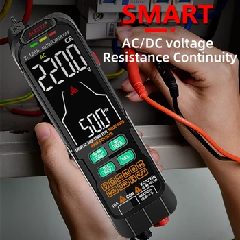 Dijital Akıllı Kalem Multimetre True-RMS Dijital DC AC Voltmetre, Canlı Tel Test Cihazı Direnç Diyot Kapasite Devam Hz Dedektörü