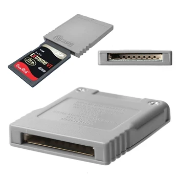 SD Bellek Flash Kart Kart Okuyucu Dönüştürücü Adaptör nintendo Wii NGC Konsolu için 45BB