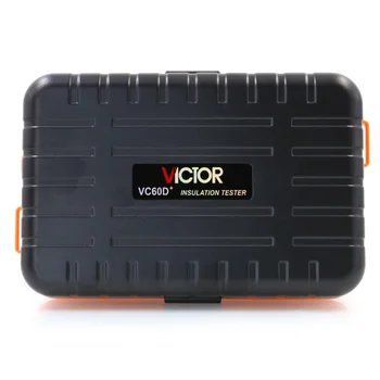 Vıctor VC60B + dijital izolasyon direnç test aleti Dijital Megohmmetre 1000V Megger izolasyon test cihazı DC / AC Ohm Metre