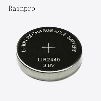 1 ADET / GRUP LIR2440 şarj edilebilir Pil 3.6 V şarj edilebilir düğme pil akıllı giyilebilir cihaz için