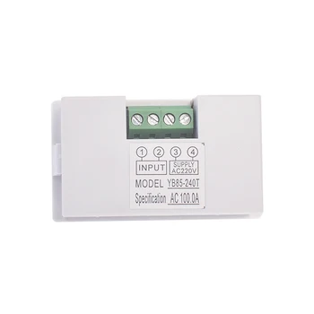 Küçük LCD AC Dijital Elektronik Ampermetre Dijital Ekran Voltmetre AC100A AC50A Akım Enstrüman Aracı