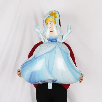 Büyük Külkedisi Belle Kar Beyaz Denizkızı Ariel Anna Elsa Prenses Folyo Balonlar Doğum Günü Partisi Dekorasyon Çocuk Oyuncakları Hava Globos