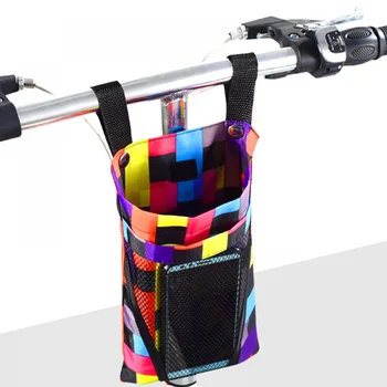 1 ADET Su Geçirmez Bisiklet Ön Depolama Bisiklet Çantası Küçük Bisiklet Ön Cep telefon tutucu Bisiklet Sepeti Su Şişesi Taşıma Çantaları