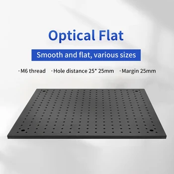Optik Düz Plaka Optik Deney Breadboard Sert Alüminyum Petek Titreşim İzolasyonu Çalışma Platformu 300x300x13MM