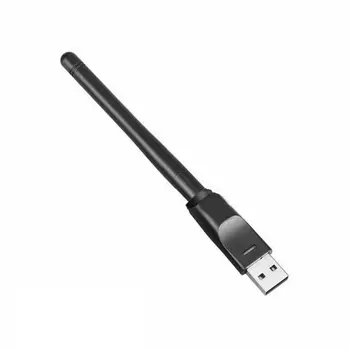 150Mbps Ralink RT5370 Kablosuz Ağ Kartı Mini USB 2.0 WiFi adaptörü Anten PC LAN Wi-Fi Alıcısı Dongle 802.11 b / g / n