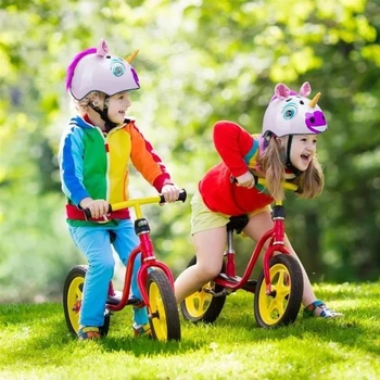 Çocuk bisikleti Kaskları çocuk bisikleti Bisiklet Kask Hayvan Şehir Yol Bisikleti Başlığı Erkek Kız Açık Spor Sürme Paten