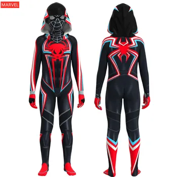 Marvel Örümcek Adam Bodysuit Kostüm Film Cadılar Bayramı Kostümleri Çocuklar için Örümcek Adam Anime Cosplay Erkek Takım Elbise