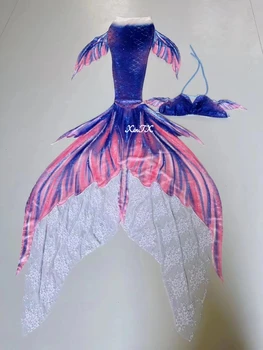 Yeni!Denizkızı Kuyruğu Büyük Denizkızı Plaj Kostümleri Yetişkin Kadın Seksi Bikini Büyük Kuyruk Cilt Mayolar Yaz Sahne Performansı Elbise