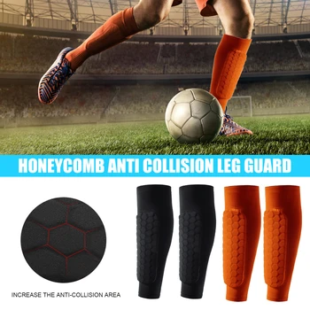 Futbol tekmelikler Açık Spor Petek Anti-Çarpışma Pedleri Koruma bacak koruması Çorap Koruyucu Spor Güvenlik Dişli