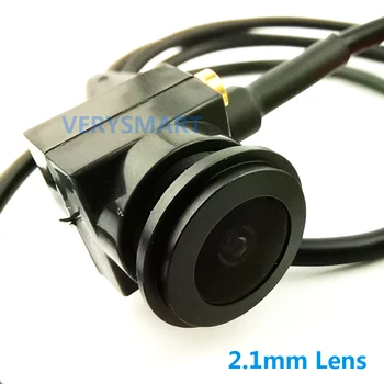 VERYSMART 700TVL Analog Kamera Mini Ev Güvenlik Gözetim Mikro Kamera 140 Derece Geniş Açı HD Video