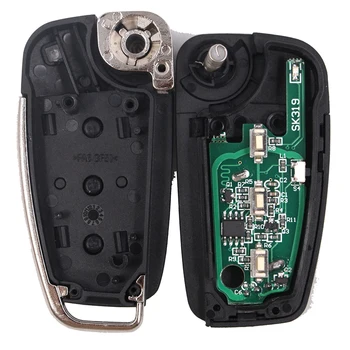 Keyecu Yükseltilmiş Katlanır Uzaktan Anahtar Fob 447 MHz ID46 Kia ve Hyundai için P/N: 81996-4H200