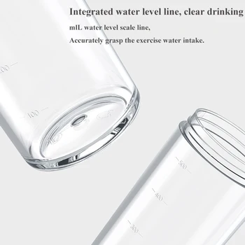 Xiaomi Mijia Taşınabilir Su Bardağı Spor Basit Düz Renk Tritan Bardak Düğme Kilidi Çay Filtresi Öğrenci Spor İş 600ML içecek