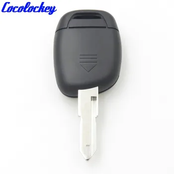 Cocolockey Yeni 1 Düğme Kesilmemiş Bıçak Uzaktan Araba Anahtarı Kabuk Renault Twingo Clio Kangoo Master Çip Anahtarsız giriş Fob Vaka