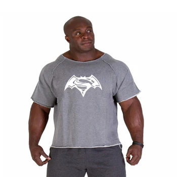 Erkekler Büyük Boy T-shirt Spor Salonu Spor Giyim Erkek No Pain No Gain T Shirt Erkek Vücut Geliştirme Tişörtleri Gevşek Nefes Alabilen Giysiler