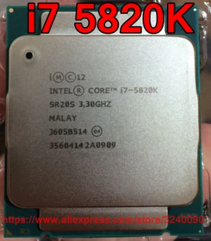 Orijinal Intel CPU ÇEKİRDEK i7 5820 K İşlemci i7-5820K 3.30 GHz 15 M 6 Çekirdekli Socket2011-3 ücretsiz kargo