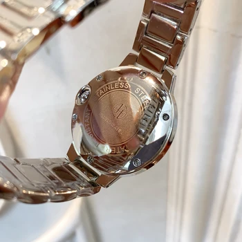 PABLO RAEZ 100 % Çelik Adam Relogio Masculino İzle Gümüş Lüks Kol Saati Katlanır Toka Moda Güzel Kadın Saat Dropshipping