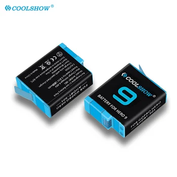 Gopro Hero için 9 Pil için GoPro Hero 10 Batteria Siyah Kamera Aksesuarları 1800mAh git pro Hero 9 10 Piller