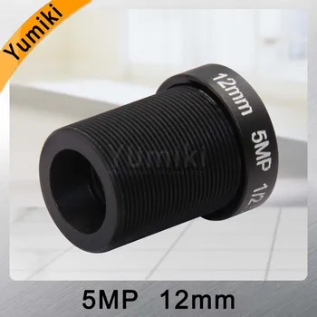 Yumiki 5.0 Megapiksel M12 MTV 12mm 5MP HD güvenlik kamerası Lens IR HD Güvenlik Kamera Lens Sabit Iris