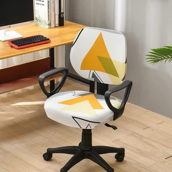 36 Renk Modern bilgisayar sandalyeleri Kapak ofis koltuğu Slipcover Elastik Streç Evrensel Spandex klozet kapağı s Ev Dekor Koltuk