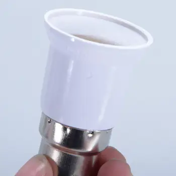 B22 to E27 ışık lamba ampulü Soket Tabanı Dönüştürücü Edison Vida Süngü Kapağı