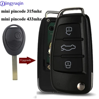 Jingyuqin Uzaktan Araba Anahtarı Kontrol Bmw Mını Cooper İçin R50 R53 mını pin kodu 315/433MHZ Yedek