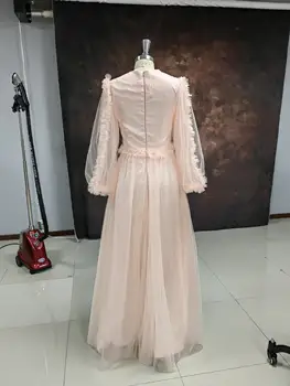 SoDigne Pembe Tül Halter Uzun balo kıyafetleri 2022 Katmanlı Etek Pleats Akşam Partisi Törenlerinde Örgün Özel Kadın düğün elbisesi