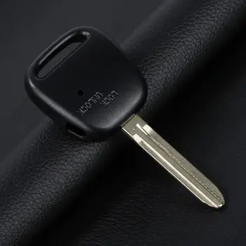 2022 Araba Anahtarı Kabuk İle TOYOTA İçin Logo Otomatik Uzaktan Düğmeler Anahtar Kabuk Araba 1 Düğmeler Yedek Anahtar Kabuk