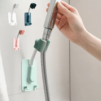 Evrensel Duş Braketi Sabit Koltuk Duş Başlığı Memesi Vantuz Duş Aksesuarları Punch - ücretsiz Ev Banyo Aksesuarları