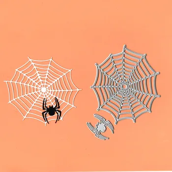Örümcek Spin Web Metal Kesme Die Stencil Şablon DIY Kabartma Kağıt Fotoğraf Albümü Kart Yapımı El Sanatları Yeni Kalıplar Hediye Dekor için