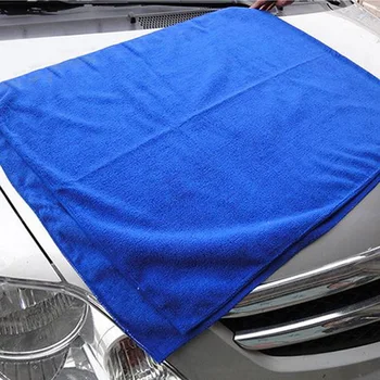 60 * 160 cm Mavi Büyük Mikrofiber Temizlik Oto Araba Detaylandırma Yumuşak Bezler Yıkama Havlu Silgi Aracı Toptan Hızlı Teslimat