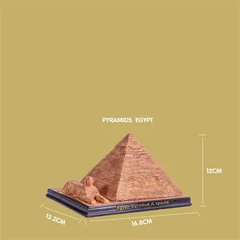 Mısır Piramit Heykeli Sfenks Şanslı Figürler Feng Shui Heykel Reçine Zanaat Yaratıcı Ev Dekorasyon Aksesuarları Hediyelik Eşya Hediye