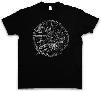 Viking Iı T-Shirt Runes Valhall Valhalla Odin İskandinav Vikings Tekne İskandinav Marka Yaz Erkekler Pamuk Yüksek Kaliteli Özel Gömlek